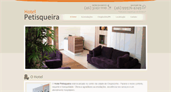 Desktop Screenshot of hotelpetisqueira.com.br