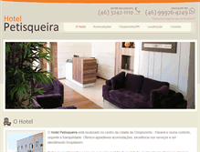 Tablet Screenshot of hotelpetisqueira.com.br